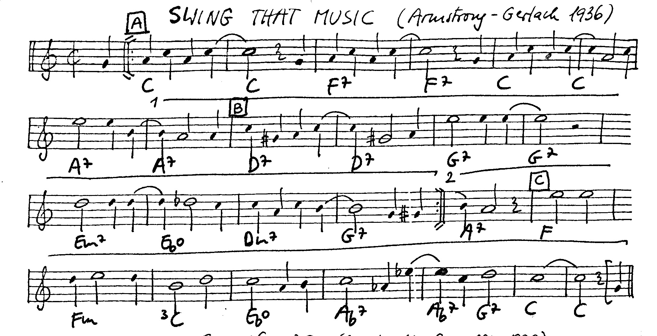 swing that music leadsheet – book us for your next 20s or gatsby event
